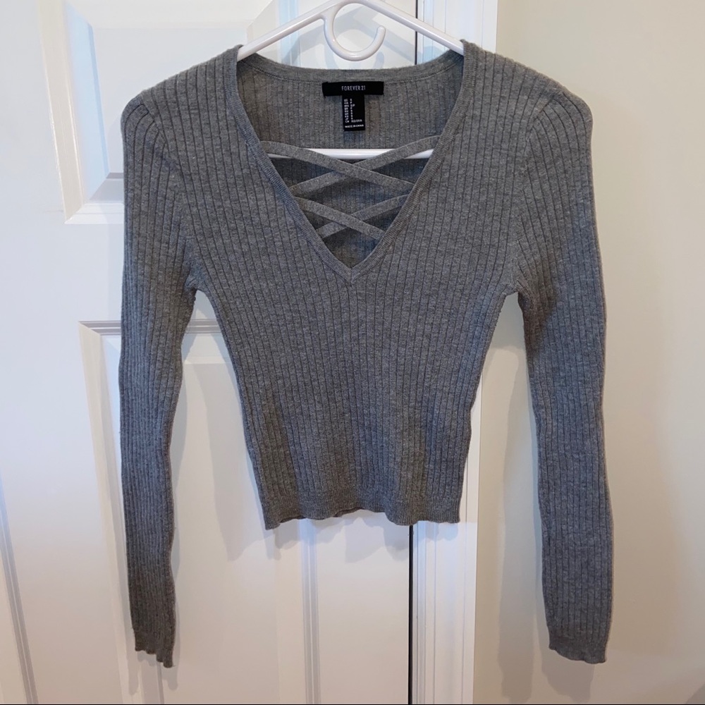 Forever 21 Sweater Crop Top